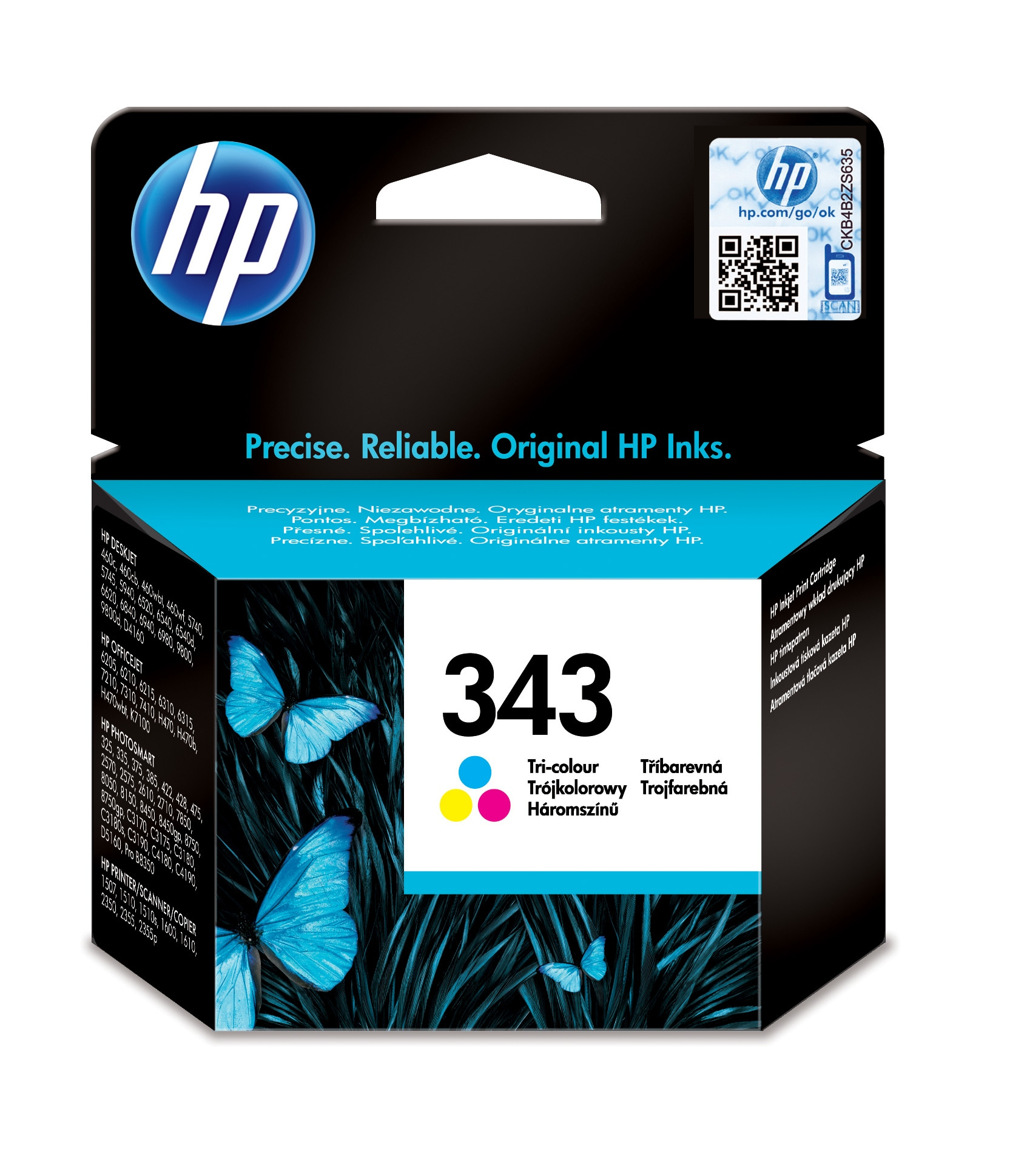 Trojfarebný atrament HP C8766EE